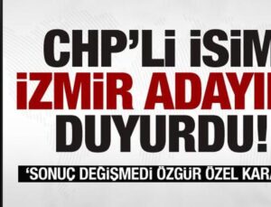 Barış Yarkadaş, CHP’nin İzmir adayını duyurdu!