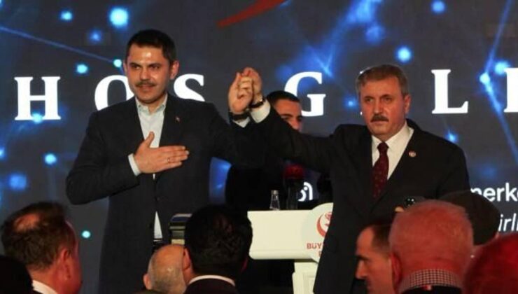 BBP başkanı Destici: Murat Kurum kardeşimiz Allah’ın müsaadesiyle hepimizin lideri olacak