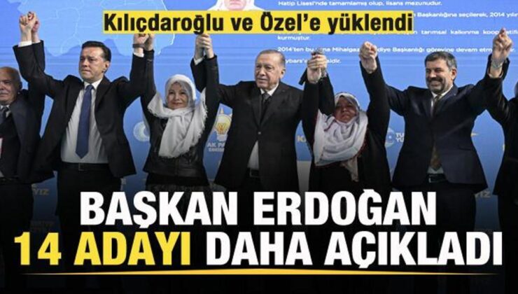 Erdoğan Eskişehir adaylarını tanıttı! Kılıçdaroğlu ve Özel’e yüklendi