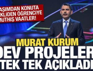 İstanbul’da tarihi gün: Murat Kurum dev projeleri tek tek açıkladı!