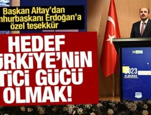 Lider Altay: “Konya’yı ülkemizin en kıymetli itici gücü haline getirmek için çalışıyoruz”