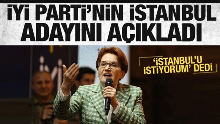 Meral Akşener UYGUN Parti’nin İstanbul ve Ankara adayını açıkladı