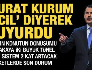 Murat Kurum, İstanbul projelerini açıkladı