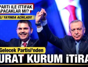 AK Parti ile ittifak yapacaklar mı? Gelecek Partisi’nden Murat Kurum’a dayanak ve itiraf
