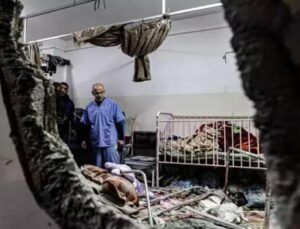 Cani siyonist İsrail, hastanenin elektriğini kesti! Vefatlar başladı