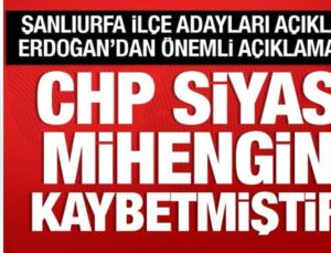 Cumhurbaşkanı Erdoğan’dan CHP’ye reaksiyon: Siyasi mihengini kaybetti!