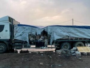 İsrail, Gazze’nin kuzeyine gidecek yardım konvoyunu vurdu