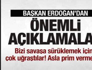 Lider Erdoğan: Bizi savaşa sürüklemek için çok uğraştılar! Asla prim vermedik