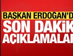 Lider Erdoğan’dan Trabzon’da son dakika açıklamaları!