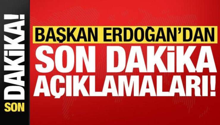 Lider Erdoğan’dan Trabzon’da son dakika açıklamaları!