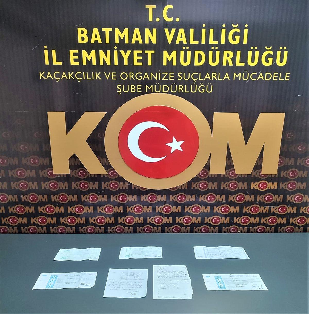 Batman'da gerçekleştirilen tefecilik operasyonu hakkında detaylı bilgiler, suçun boyutları ve