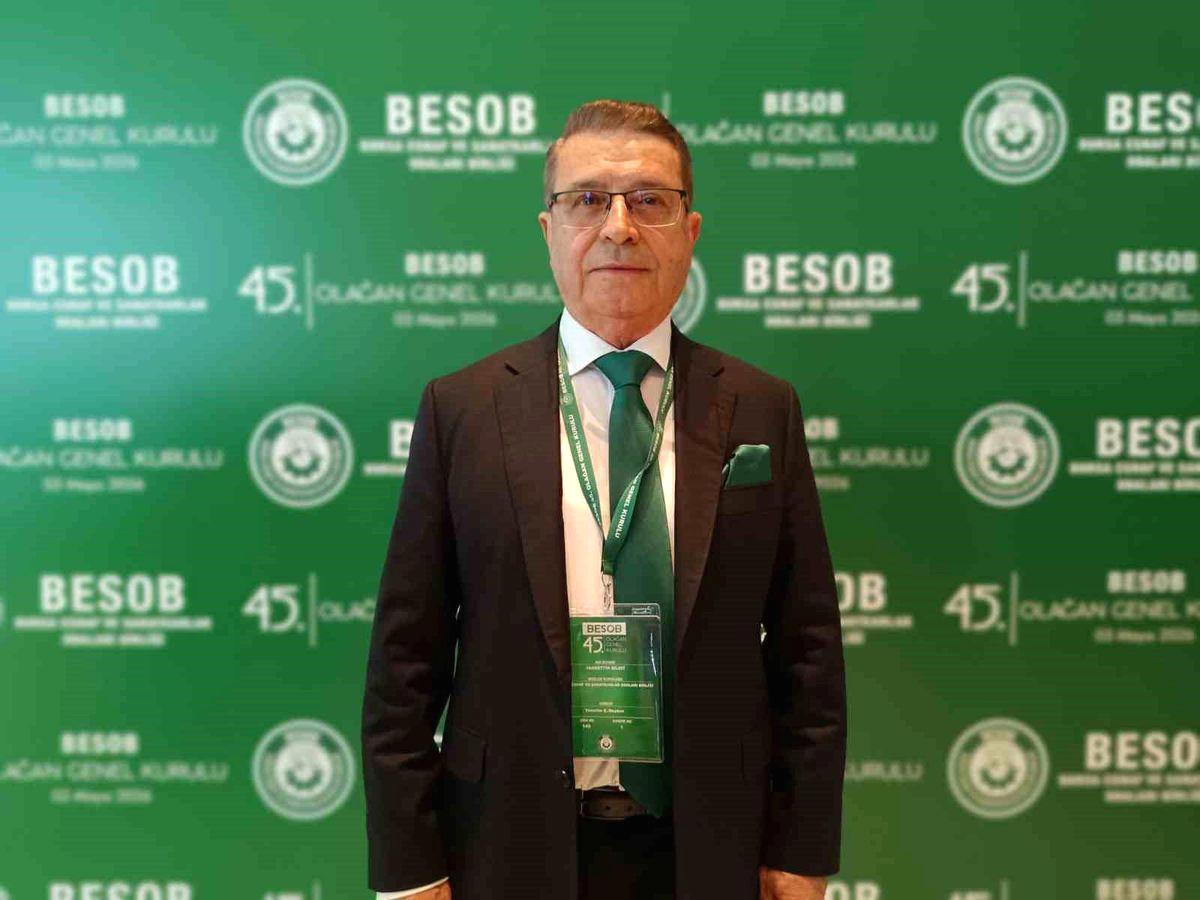 Bursa BESOB'da yeniden Başkan Fahrettin Bilgit göreve başladı. Kurumun yeni