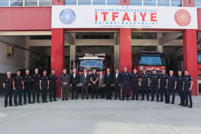 Bursa Büyükşehir Belediyesi'nden personellere bayram ziyareti