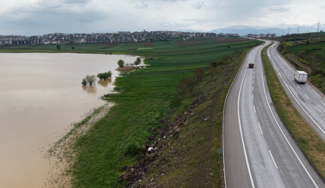 Bursa İnegöl ve Yenişehir Ovası'nda sele neden olan yağışlar