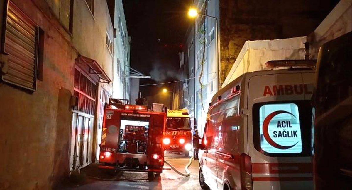Bursa Osmangazi'deki tekstil atölyesinde çıkan yangın, hasar ve güvenlik önlemleri