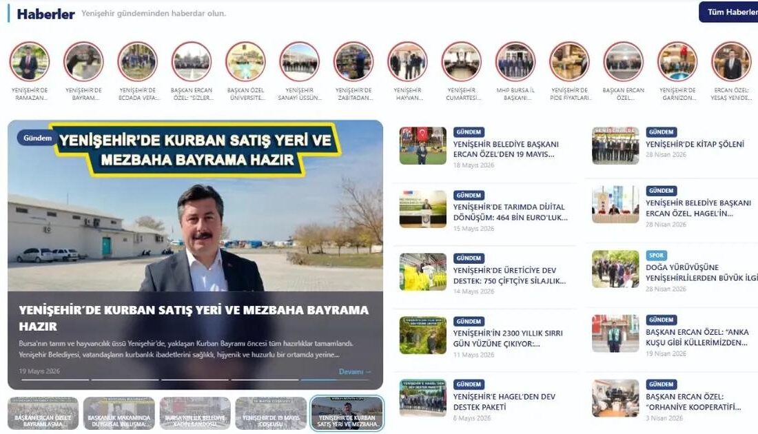 Bursa Yenişehir web sitesi erişilebilirliği güncellemeleri ile kullanıcı deneyimini artırmayı