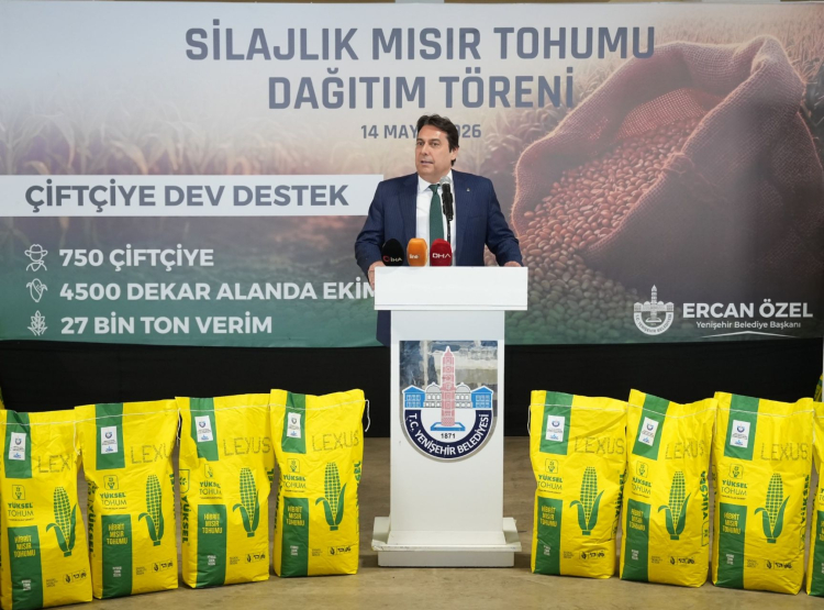 Bursa Yenişehir'de çiftçilere yüzde 100 hibeli destek