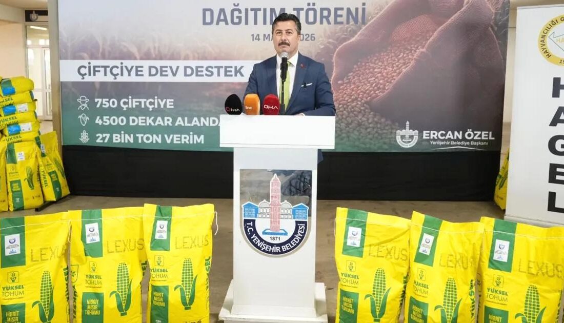 Bursa Yenişehir'de çiftçilere yüzde 100 hibeli destek fırsatı. Tarımda gelişim