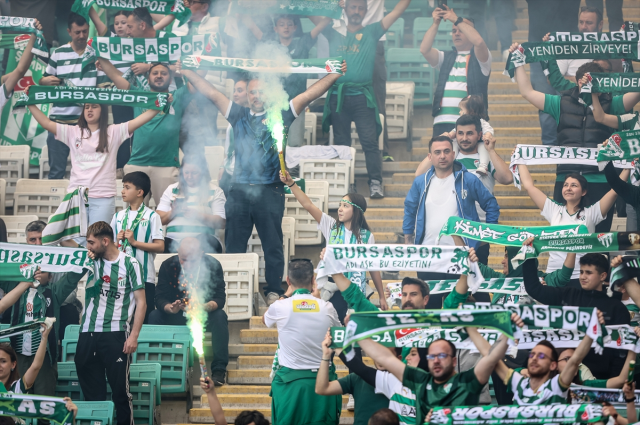 Bursa'da Bursaspor Sevinci Birleşti