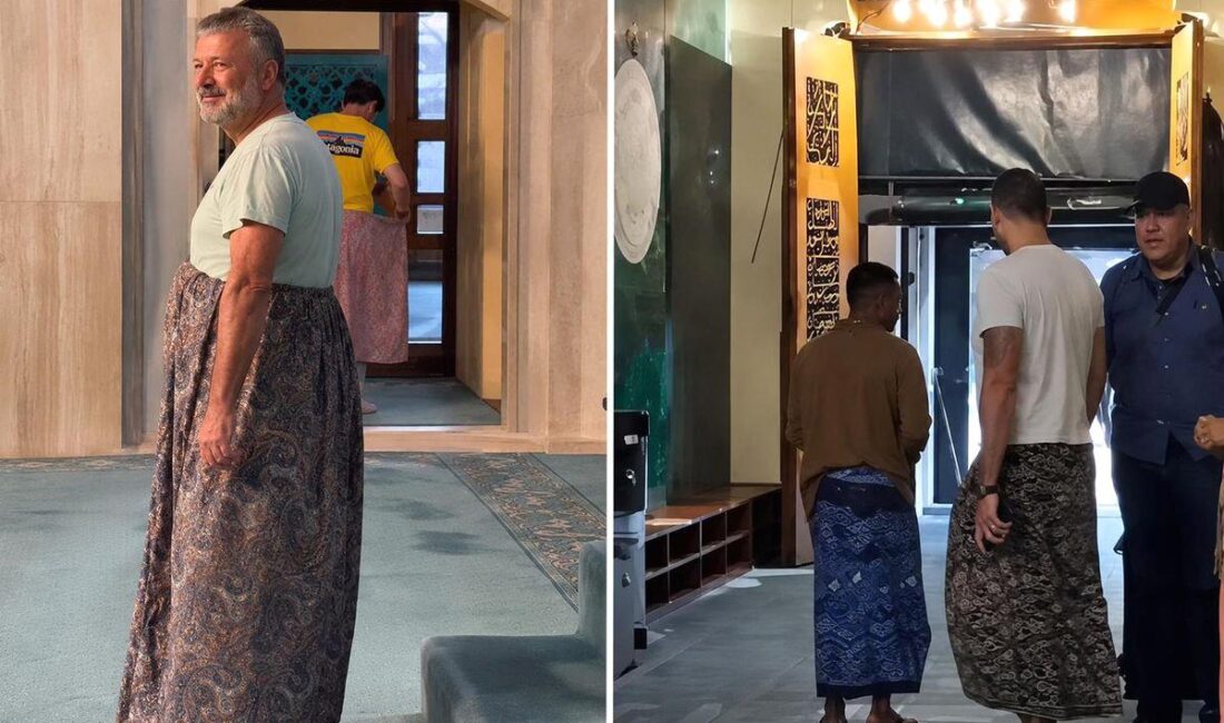 Bursa'daki camii girişinde yaşanan komik ve unutulmaz anlar; kültürel ve