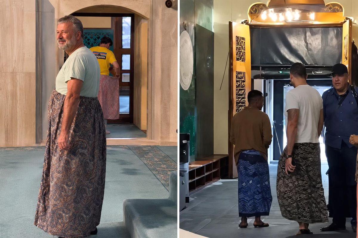 Bursa'daki camii girişinde yaşanan komik ve unutulmaz anlar; kültürel ve