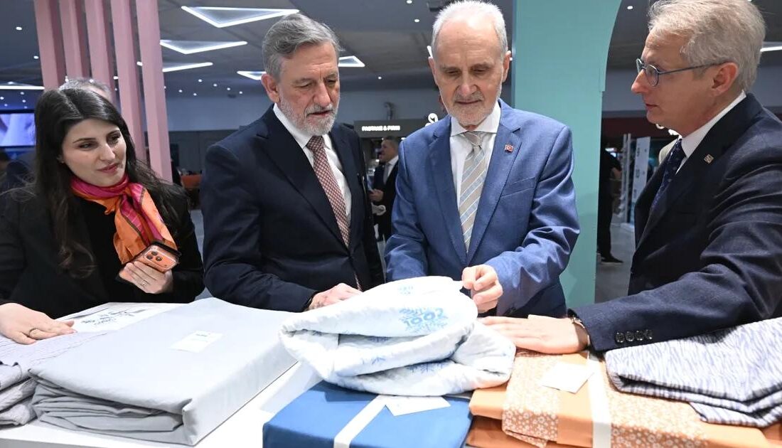 Bursa’da ev tekstili fuarında son trendler ve yenilikler, sektör profesyonelleri