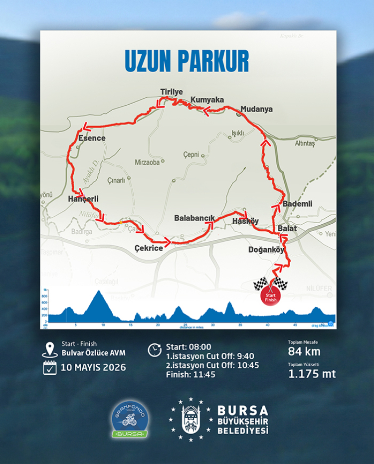 Bursa'da GranFondo Bisiklet Yarışları coşkusu
