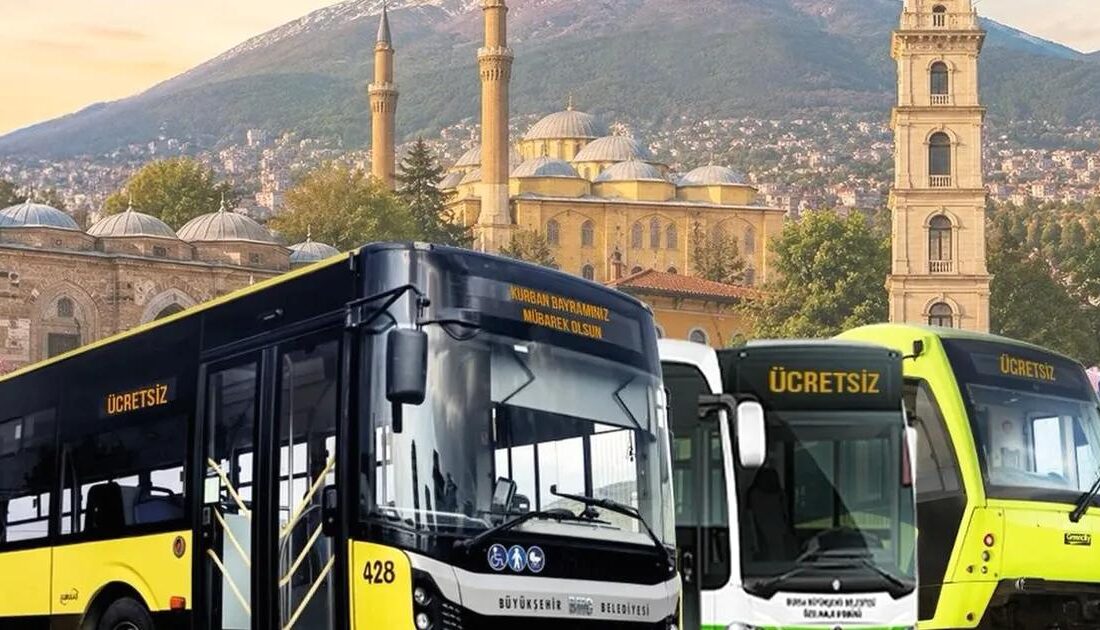 Bursa'da Kurban Bayramı ulaşım kampanyasıyla seyahatlerinizde uygun fiyatlar ve kolaylıklar
