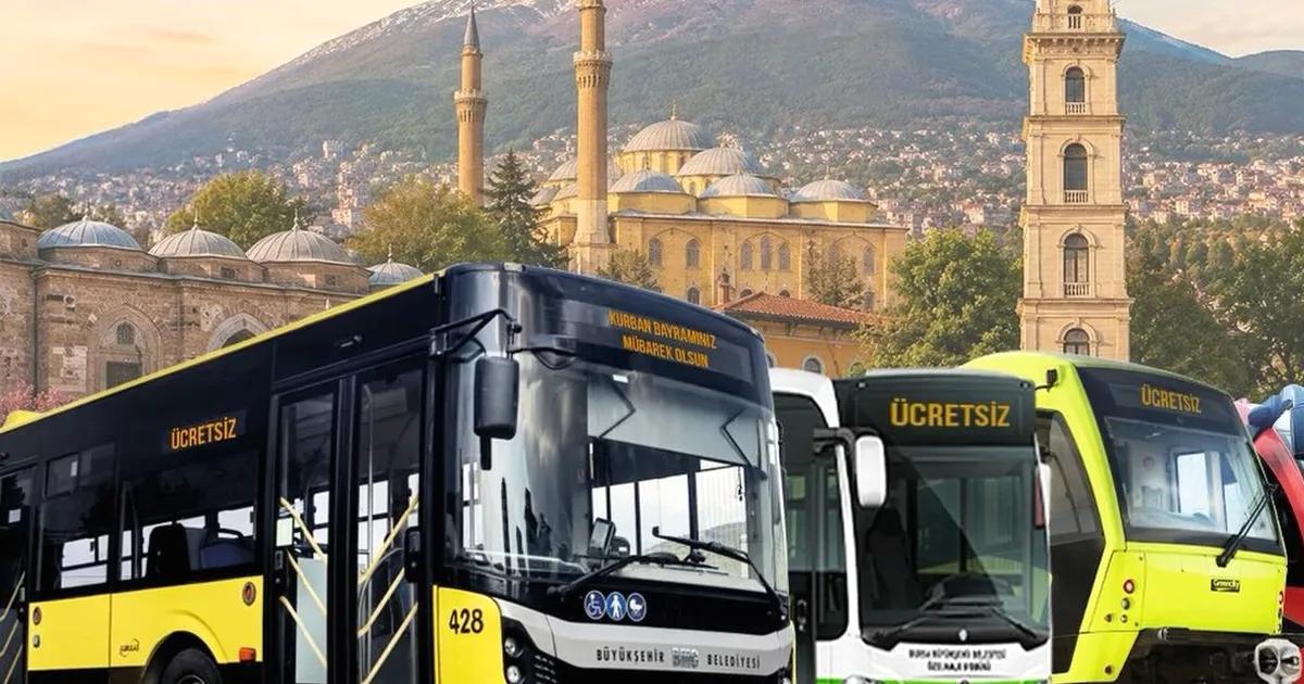 Bursa'da Kurban Bayramı ulaşım kampanyasıyla seyahatlerinizde uygun fiyatlar ve kolaylıklar