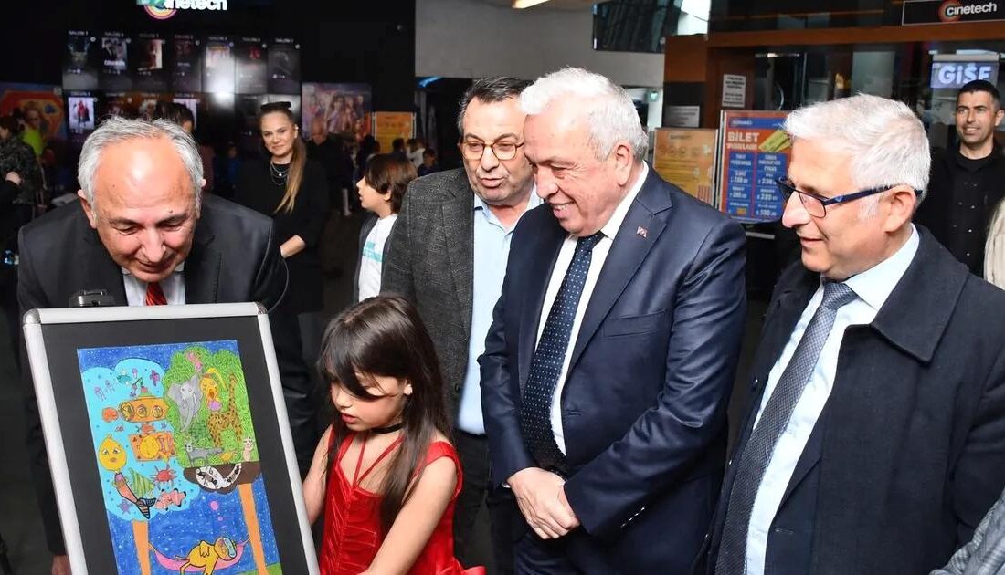 Bursa'da minik ressamın ilk sergisi açıldı. Sanat dolu bu özel