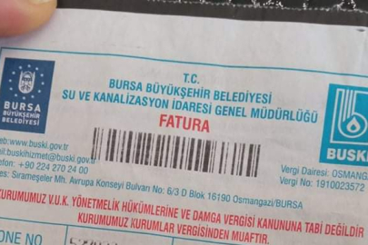 Bursa'da Su Tarifesi ve Atık Bedeli Güncellemesi