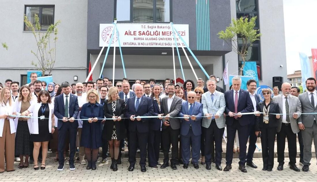 Bursa'da yeni aile sağlığı merkezi açılışı gerçekleştirilerek, halkın sağlık hizmetlerine