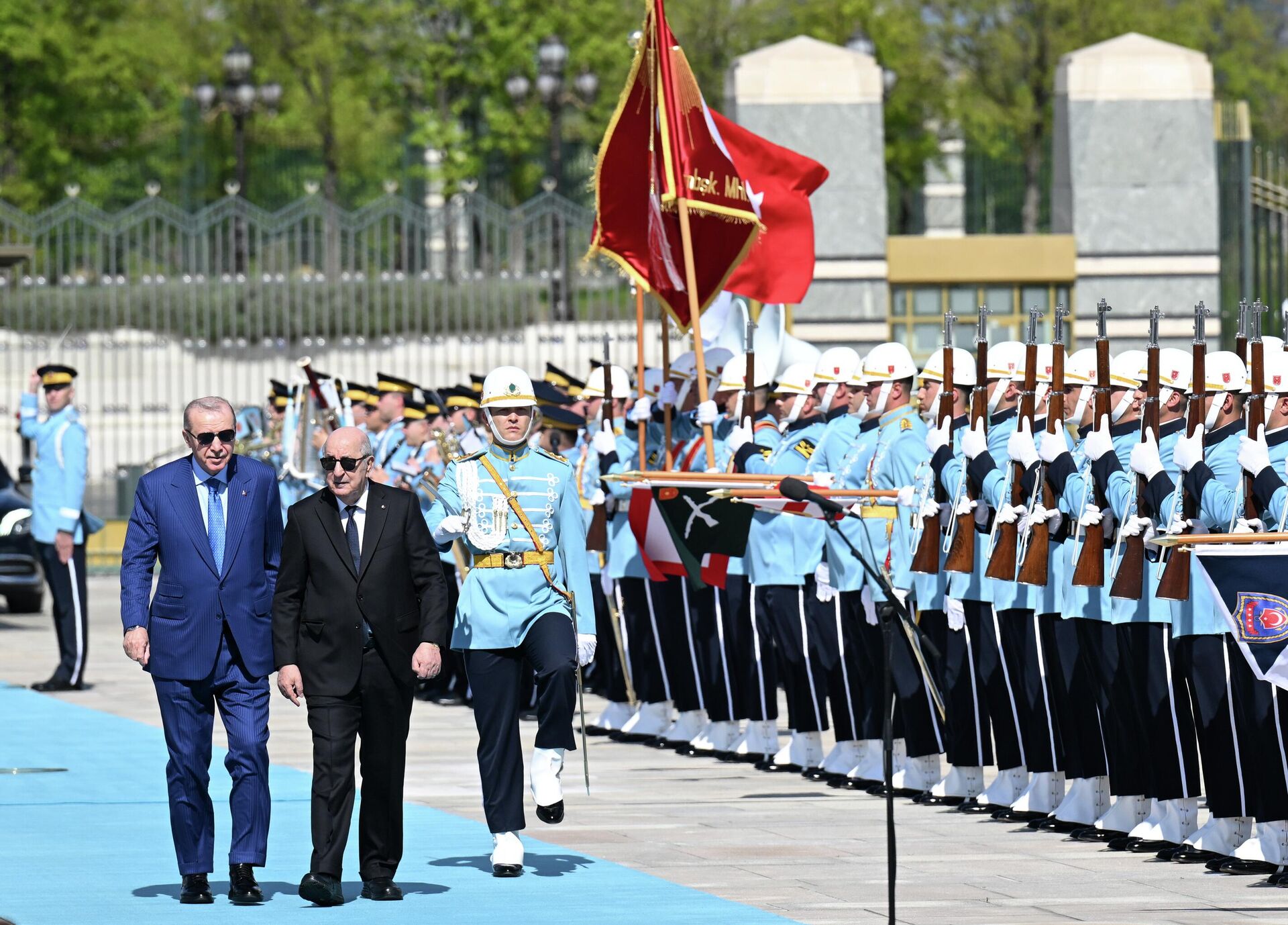 Cezayir Cumhurbaşkanı Tebbun Ankara'da Görüldü