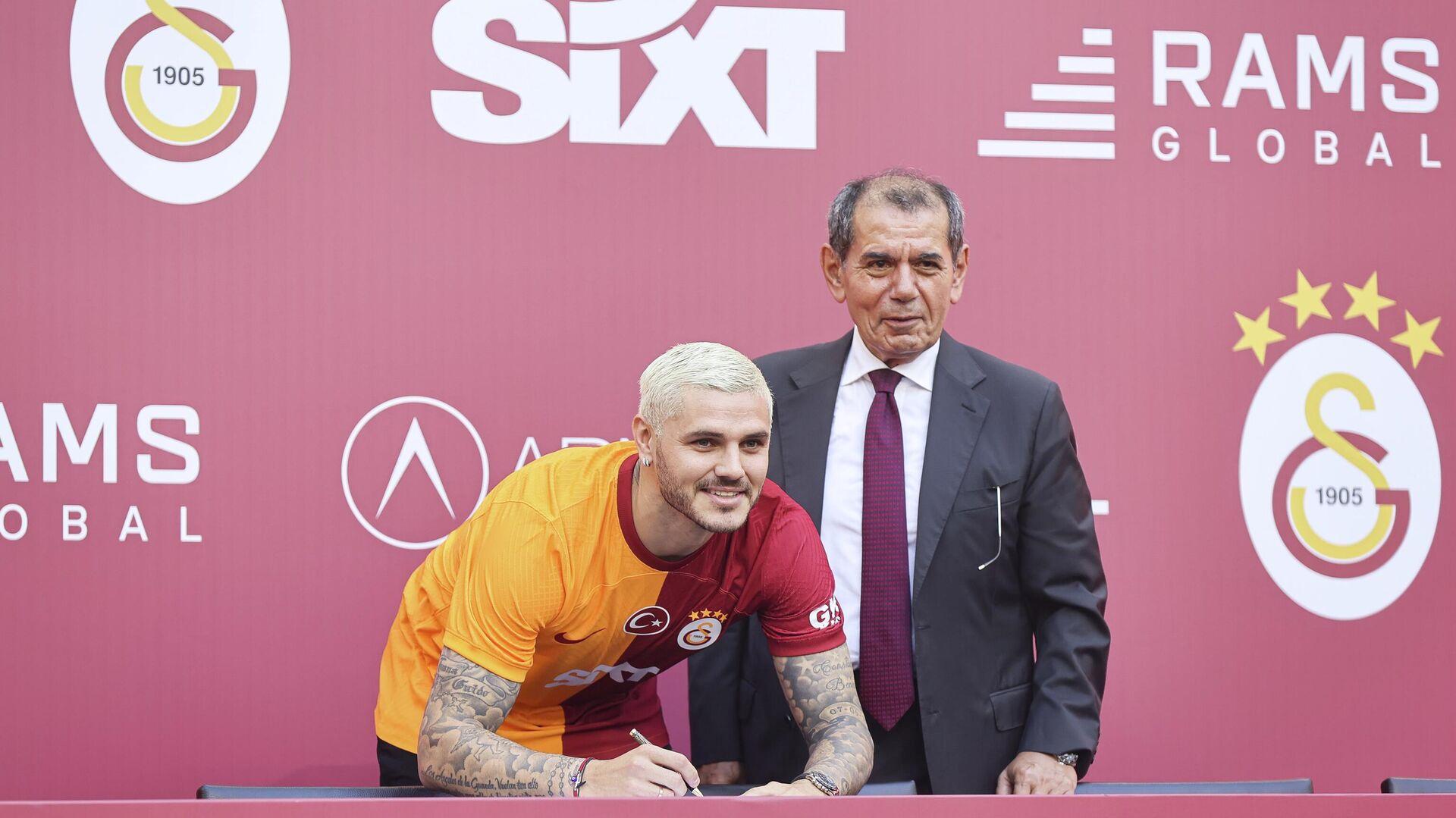Galatasaray Başkanı Dursun Özbek, Icardi ve transfer gelişmeleri hakkında önemli