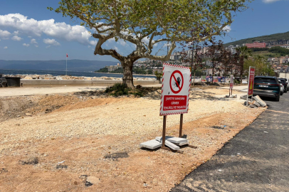 Gemlik sahilinde modernizasyon ve düzenleme çalışmaları
