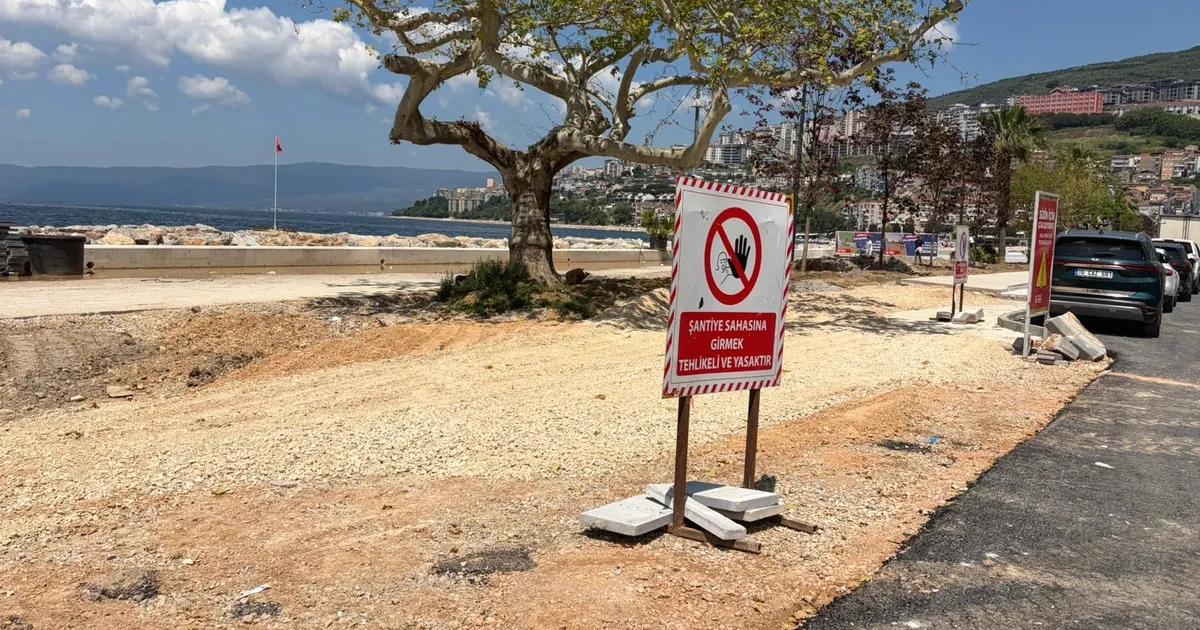 Gemlik sahilinde gerçekleştirilen modernizasyon ve düzenleme çalışmalarıyla, bölgenin estetiği ve