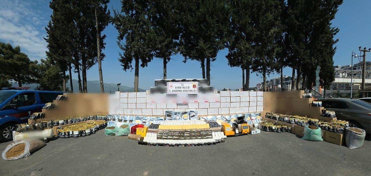 Gemlik'te gerçekleştirilen kaçak tütün operasyonu hakkında detaylar, emniyet güçlerinin yürüttüğü