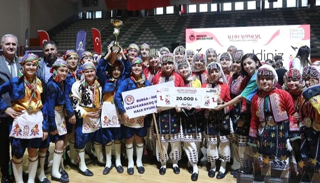 İnegöl'de gerçekleşen Halk Dansları Yarışması ile kültürel coşku ve gelenekler