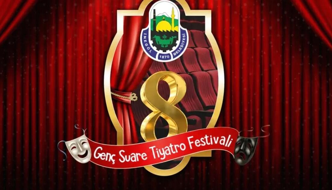 İnegöl'de lise öğrencilerinin katılımıyla düzenlenen Liseler Arası Tiyatro Festivali başladı.