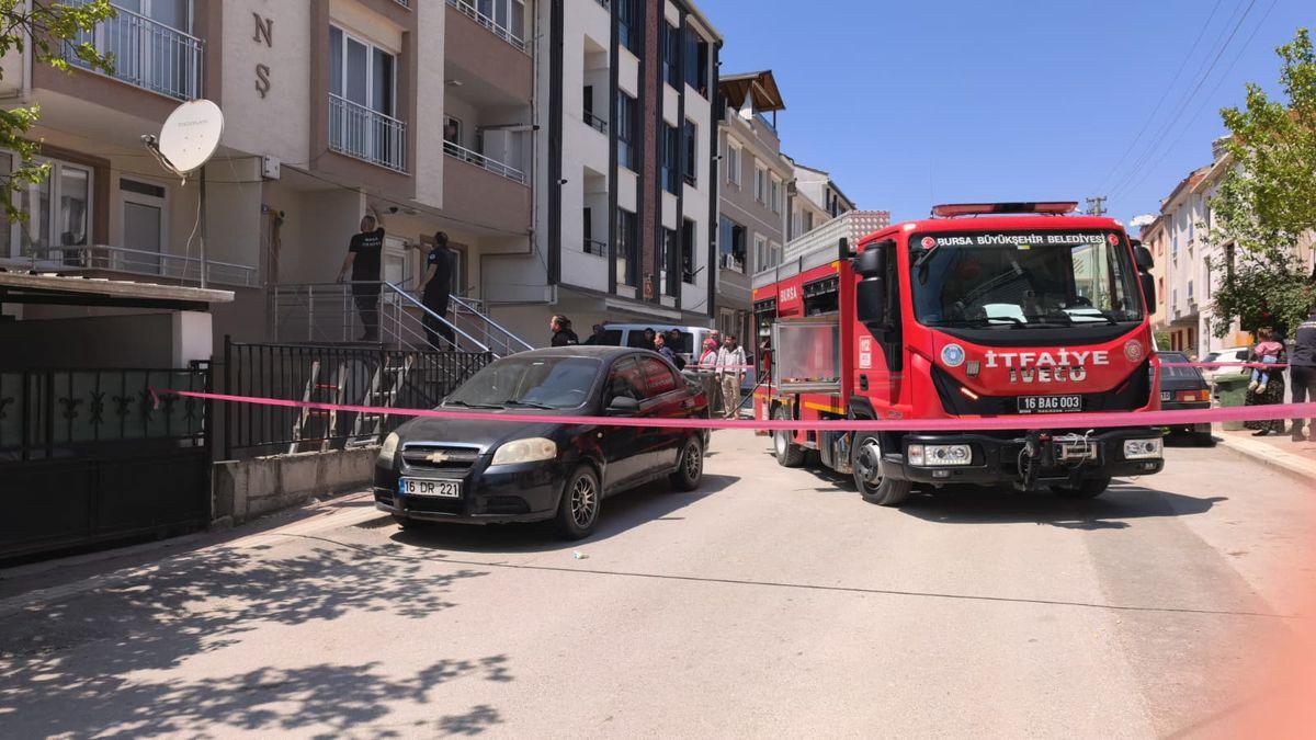 İnegöl'de gerçekleşen yangında, hamile ve otizmli kız çocuğu güvenli şekilde