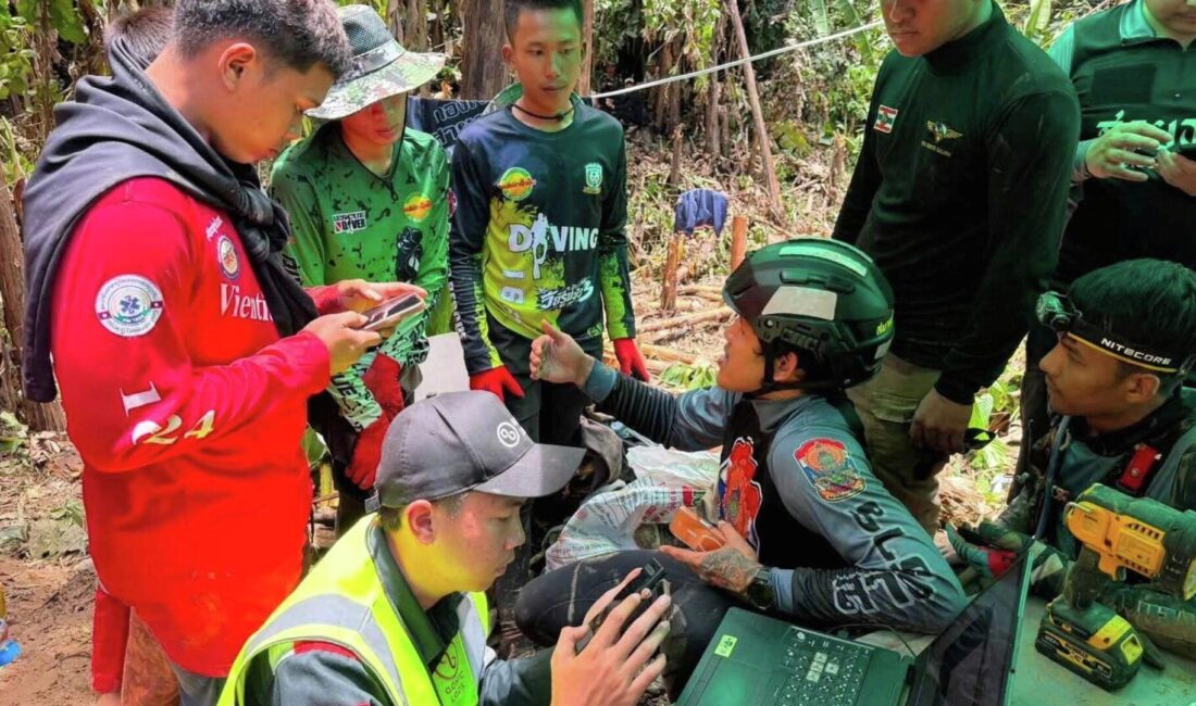 Laos'ta mahsur kalan 7 kişi için kapsamlı büyük kurtarma operasyonu