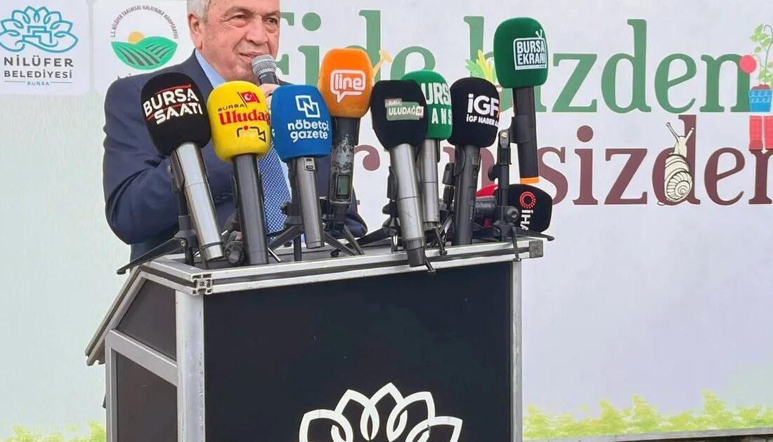 Nilüfer’de 120 bin fide dağıtımı gerçekleştirildi. Çiftçilere destek amacıyla yapılan