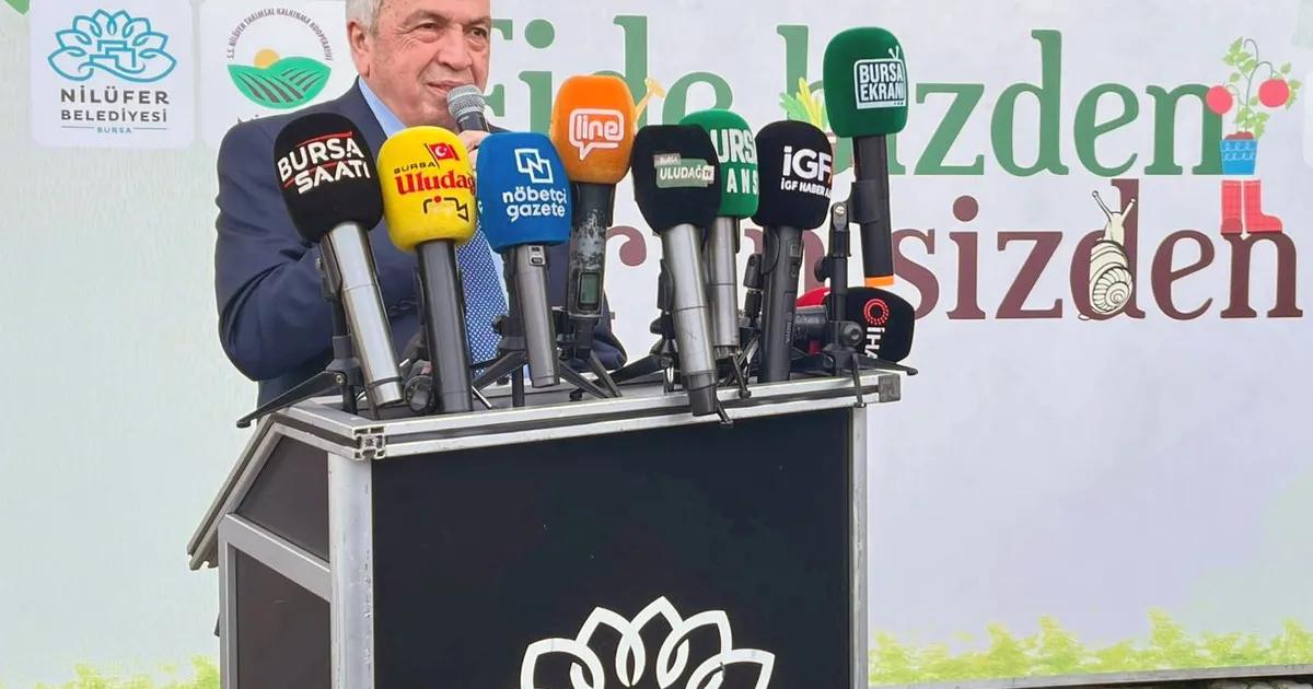 Nilüfer’de 120 bin fide dağıtımı gerçekleştirildi. Çiftçilere destek amacıyla yapılan