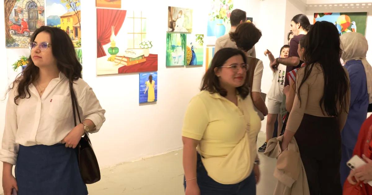 Nilüfer’de düzenlenen Resim Atölyeleri Sergisi, sanatseverlere kapsamlı ve ilgi çekici