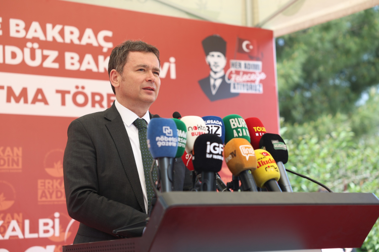 Osmangazi'de yeni kreş temel atma töreni