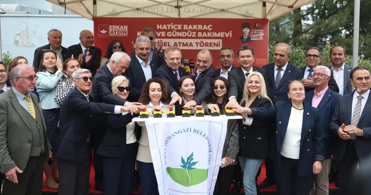 Osmangazi'de yeni kreş temel atma töreniyle eğitim alanında önemli adımlar