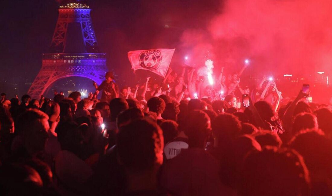 Şampiyonlar Ligi zaferi sonrası Fransa'da coşkulu kutlamalar ve bazı çatışmalar