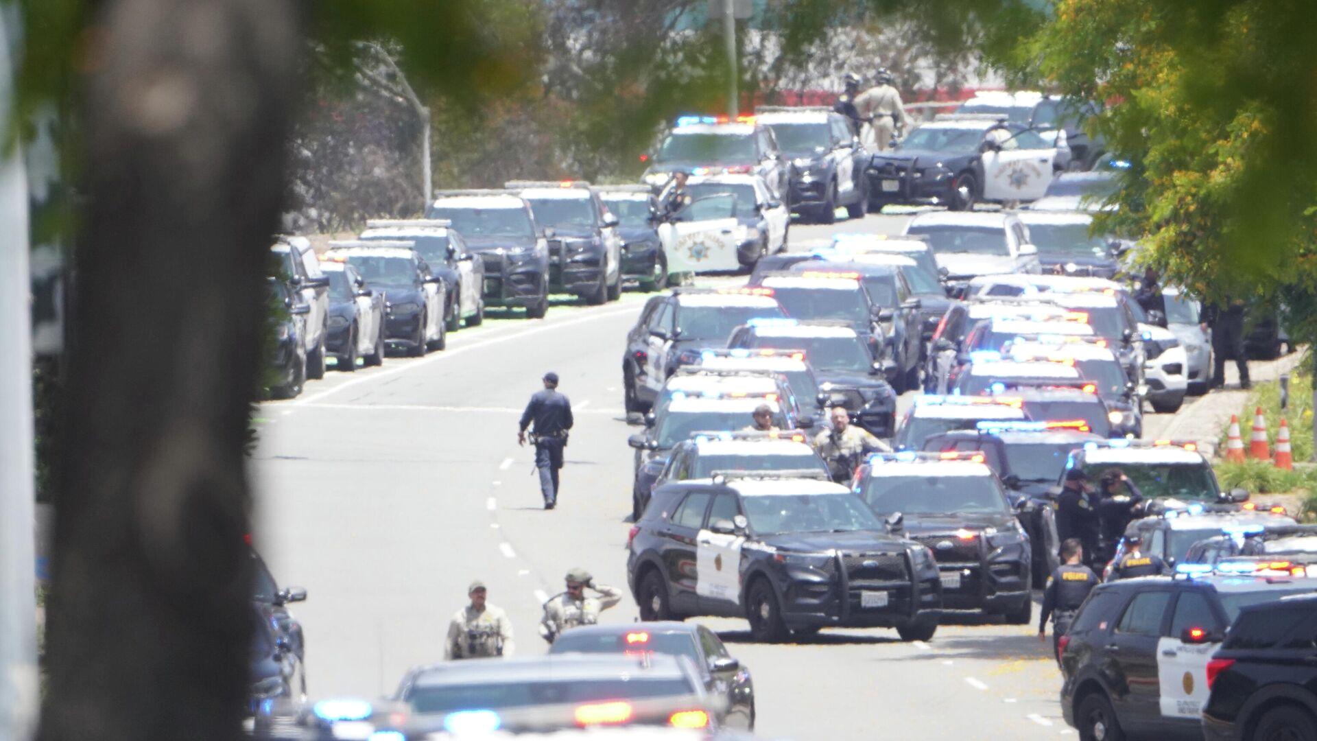 San Diego'daki İslami Merkezi'nde silahlı saldırı alarmı paniğe neden oldu.