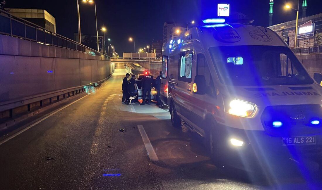 Yıldırım'da otomobil bariyerlere çarptı. Güvenlik önlemleri ve kazanın detayları hakkında