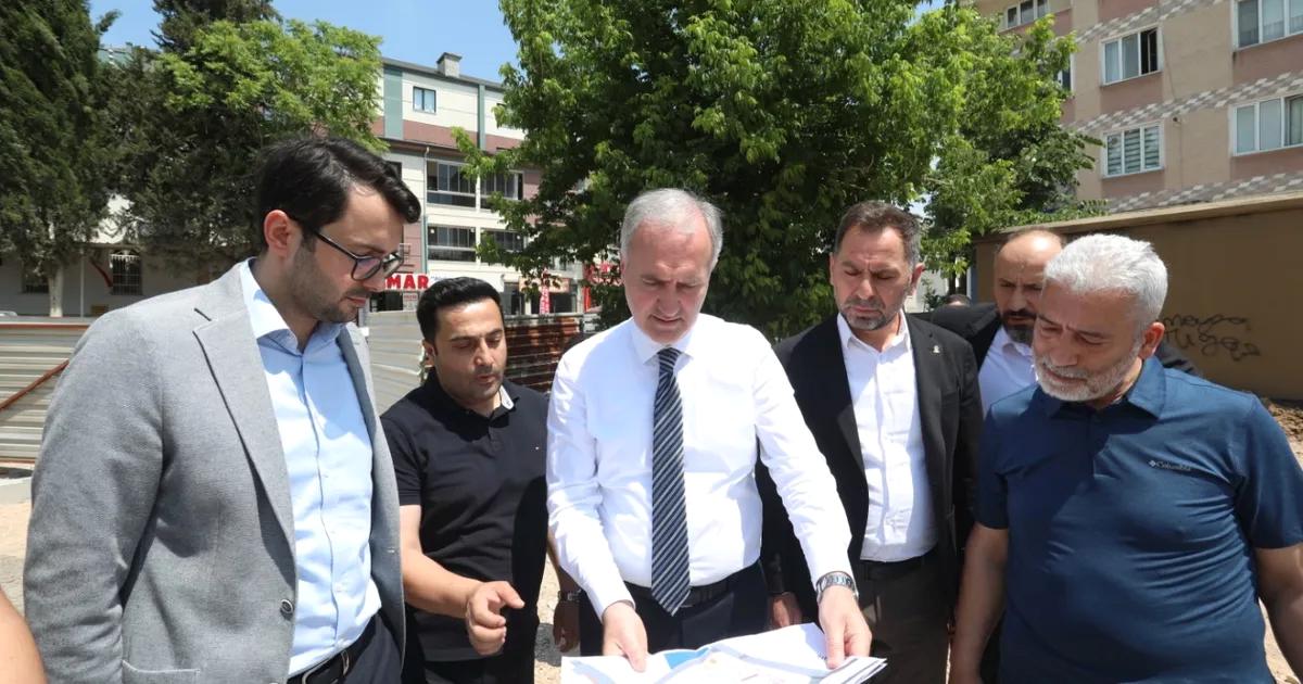 Bursa Alanyurt Meydan Projesi tamamlanmak üzere. Modern ve erişilebilir alanlar